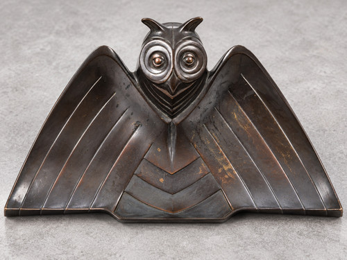 Bronze tintenfass carl - bronze-tintenfass, |
