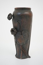 Alte Jugendstil Kupfervase von