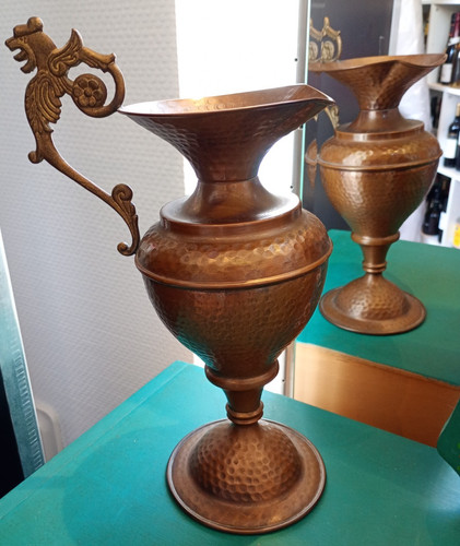 Kupfervase amphore - kupfervase,