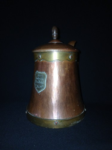Kupfer krug 1934 getrieben - kupfer,