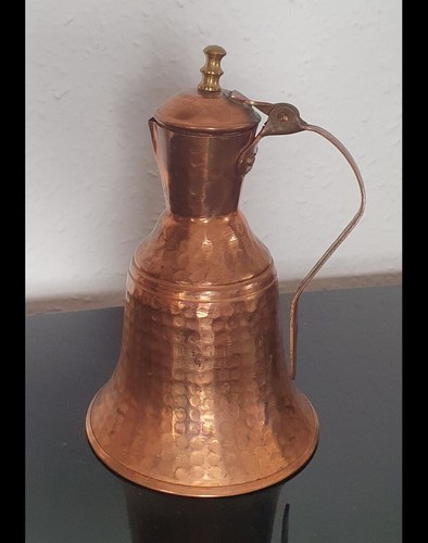 Antike kupferkanne krug mit - antike, /