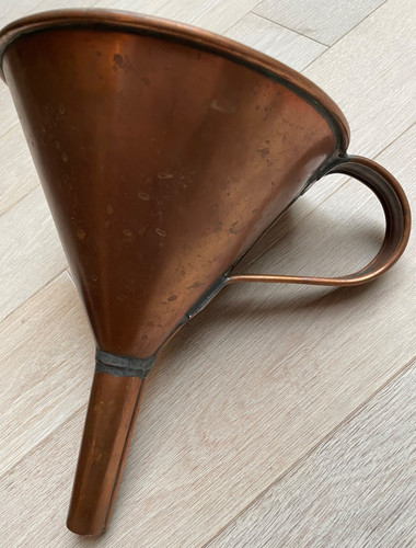 Schwerer vintage kupfer - vintage,