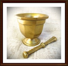 Alter Messing Mörser mit