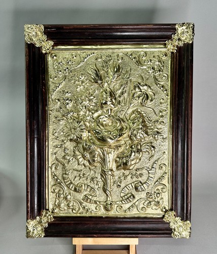 Großes kupfer relief - relief, wandbild