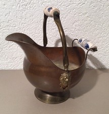 Antiker Kupfer-Kohleeimer mit