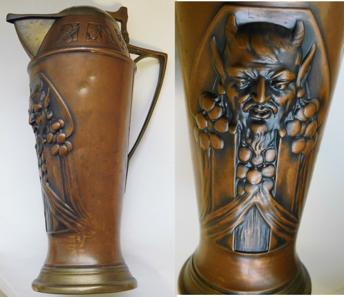 Original jugendstil weinkanne - original,