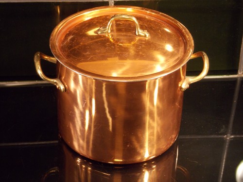 Vintage kupfer kochtopf - kupfer,