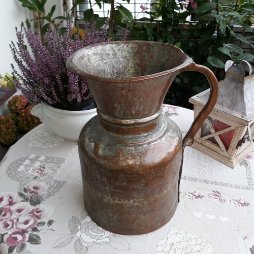 Antiker kupfer wasserkrug - ,