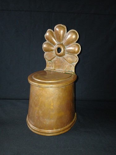 Biedermeier salzmetze kupfer - salzmetze,