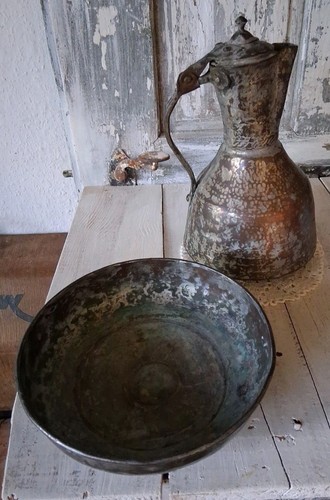 Kanne kupfer metall - kanne,,