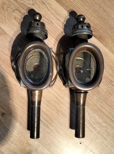 Kutschenlampen aus kupfer zwei - aus,