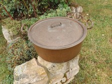 Alter XXL Kupfer Kessel Topf