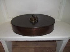 Alte Kupferwärmflasche