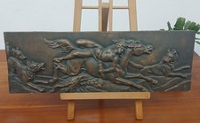 Antike Kupferplatte – Reiter