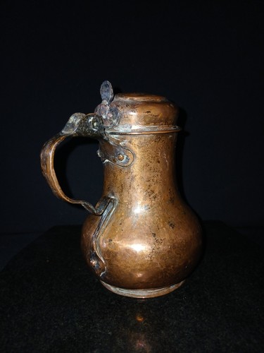 Kupferkanne jhd muschel - 18.jhd,