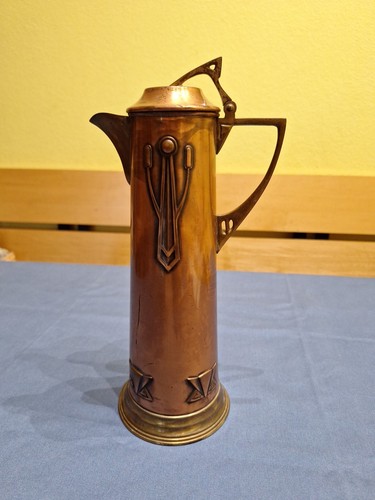 Kupferkanne jugendsil carl - kupferkanne,
