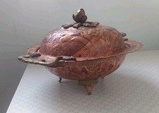 Stilvolle Schale aus Kupfer